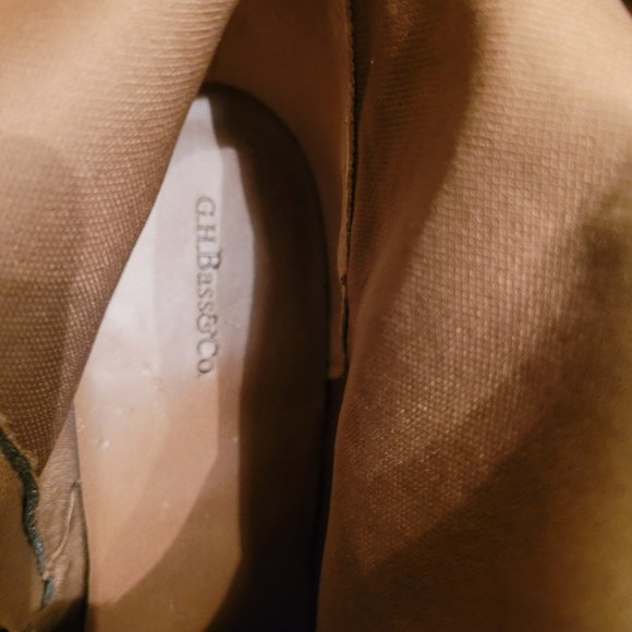 GH Bass & Co Brown Suede Knee High Boots size 10 - Picture 5 of 6